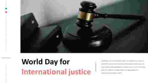 World Day for International Justice PowerPoint